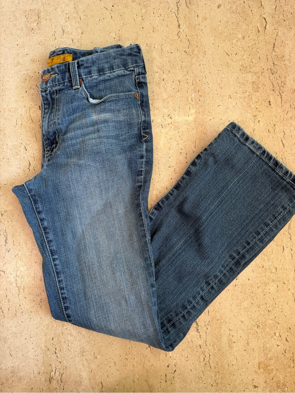 Seven 7 Boot Cut Premium Medium Wash Denim Jeans Women’s Size 8